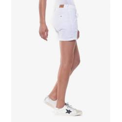 LE TEMPS DES CERISES Mini-Short Jeans Blanc