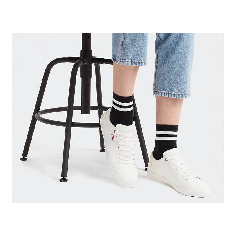 LEVI'S Chaussures Woods Sneaker BRILLIANT WHITE - BLANC