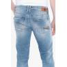 LE TEMPS DES CERISES Itzan 700/11 slim jeans destroy bleu N°4
