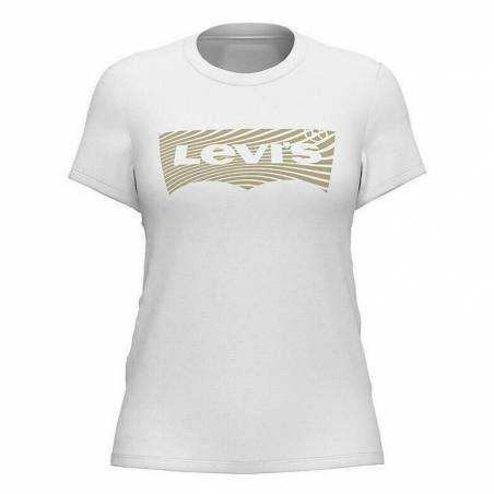 LEVI'S THE PERFECT TEE - WAVY BW FILL WHITE+