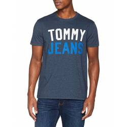 TOMMY JEANS T-shirt à logo universitaire DM0DM04254 Black iris