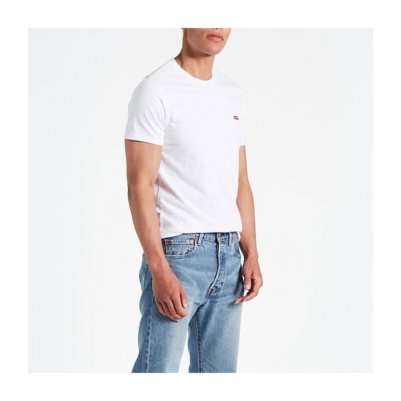 LEVI'S® T-shirt SS ORIGINAL HM TEE COTTON + PATCH WHITE 56605-0000