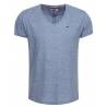 TOMMY JEANS T-shirt col V TJM Basic Dutch Blue