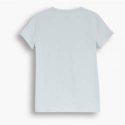 LEVI'S® T-shirt THE PERFECT GRAPHIC TEE SHIRT 90S SERIF T2 BABY BLUE Bleu