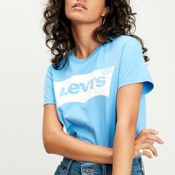 LEVI'S® T-shirt THE PERFECT TEE SHIRT BW T2 MARINA Bleu Clair