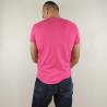 TOMMY JEANS T-shirt EN COTON MÉLANGÉ ESSENTIAL Bright Cerise Pink Rose