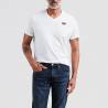 LEVI'S® T-shirt Original Housemark V-Neck Tee WHITE - BLANC