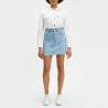 LEVI'S® Mini-Jupe Deconstructed Skirt NEEDLECRAFT SKIRT - INDIGO CLAIR 77882-0007